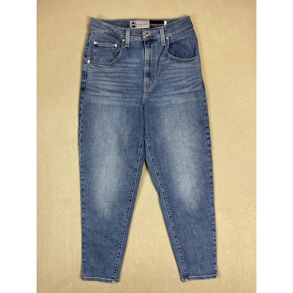 Levis Silver Tab Jeans Womens‎ 30x27 Blue Tapered High Rise Baggy Mom Jean Denim - Picture 1 of 15